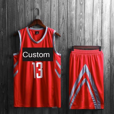 China Breathable High Quality Basketball Team Wholesale Instock Type Short Production Time Basketball Jersey for sale