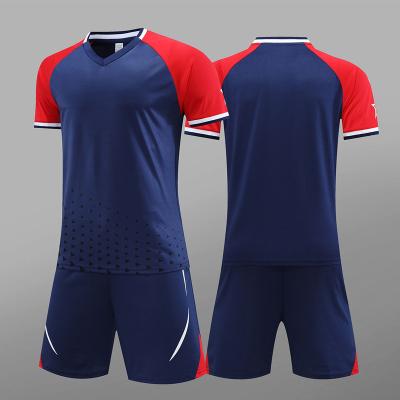 China Polyester mesh fabric Wholesale High Quality Sublimation Custom Football Clothes Made In China Soccer Jersey Set Men for sale