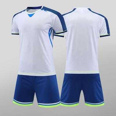 China Polyester mesh fabric Thailand Quality Breathable Quick Dry National Club Retro Blue And White Soccer Jersey And Classic Football Shirt for sale