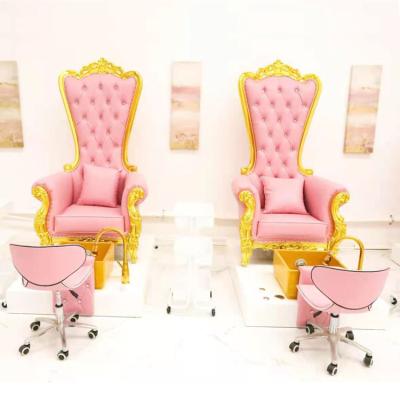 China High back massage throne pedicure chair with vibration massage spa nail salon furniture CB-FP003 for sale