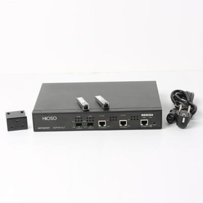 China FTTX Low Price Olt Hioso Gepon Olt Support Fttx Onu Ftth Olt 2port Including 2sfp Px20+++ Pon Modules Web SNMP Cli for sale