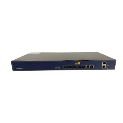 China FTTH Solutions Hiolink Gigabit 4 Pon Olt GPON XPON 4 Port Olt Compatible Gpon Without SFP Modules for sale