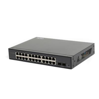 China 24v 4 Port Ethernet Switch With 2 1000m SFP Uplink Foway Unmanaged 2526TFSP for sale