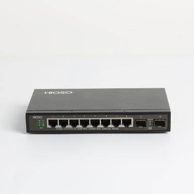 China Original LACP Gigabit 10/100/1000M Switch Ethernet 10 Port Ethernet Switch for sale