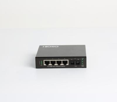 China LACP IP Camera Ethernet Access Switch FE 4 Port Ethernet Switch for sale