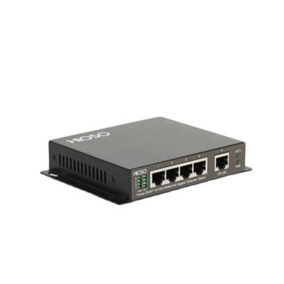 China Poe Ethernet Access Switch 4 10/100mbps Controlled or Uncontrolled Switch for sale