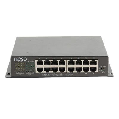 China POE Switch 16 Port Gigabit Industrial Poe Switch Excellent Quality 3 Years Warranty for sale