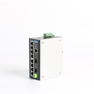 China LACP DIN Rail Ethernet Industrial 1000M SFP Switch + 8 10/100/1000M RJ45 Ports for sale