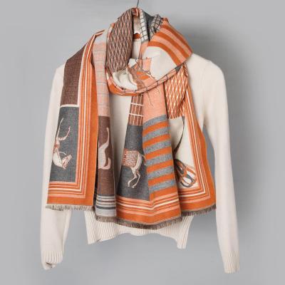 China SC-021 New Soft Soft Feeling Bufanda Design Personalized Winter Shawl Various Style Cashmere Ladies Long Soft Scarves for sale