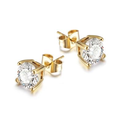 China Lovely CLASSIC Tiny Stainless Steel Square Cute Stud Earrings for sale