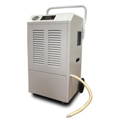 China Hotels Portable Industrial Dehumidifiers Commercial Dehumidifier With Wheels Water Tank for sale