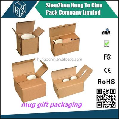 China Wholesale Recycled Packaging Materials Factory Kraft Paper Coffee Cup Custom Gift Boxes for sale