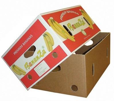 China 2015 Recycled Materials Made in China Printed Corrugated Lid and Banana Cardboard Base Box for sale