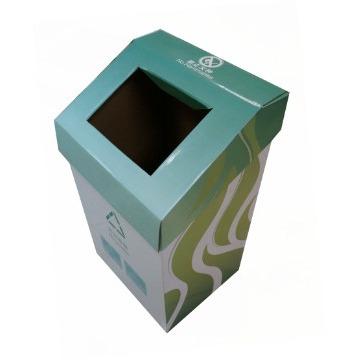 China OEM Good Quality Environment Materials China Supplier Recycled Fashion Cardboard Paper Eco-Friendly Trash Bin for sale