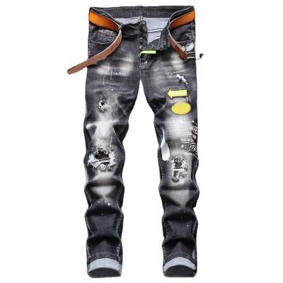 China QUICK DRY denim skin trausers big and tall mens jeans pants usa soft jeans for men size 28 turkey paint skinny jeans men for sale