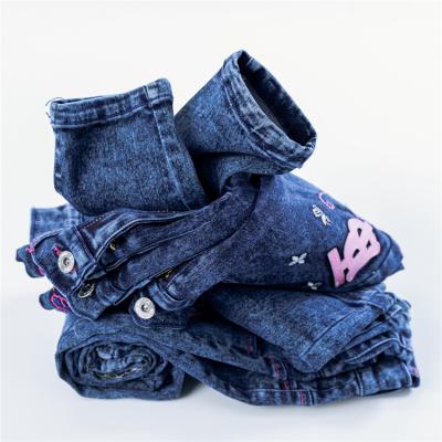 China Online Store Hot Selling Breathable Kids Fashion Jeans Denim Fashion Custom Blue Jeans for sale