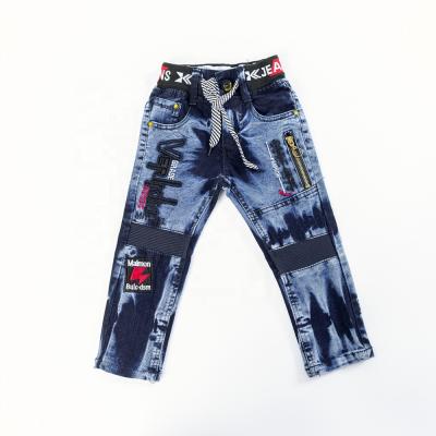 China Custom Color Fade Proof Boys Jeans 8 Years Old Children Clothing Kids Shorts Use Clothing Hip Pop Style Denim Toddler Boy Jeans Pants New skinny for sale