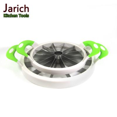 China Hotsale viable on TV hurge 10 and 12 inch fruit tool melon watermelon cutter slicer for sale