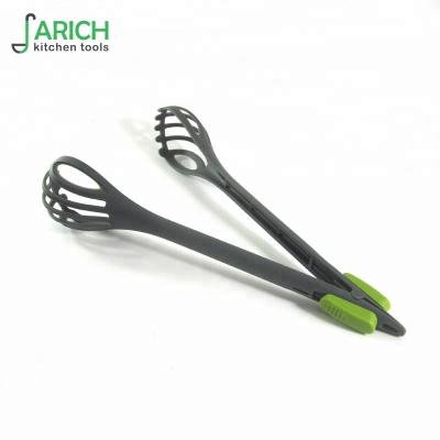 China (JYKTT-D005) 2018 New Viable Plastic 2 in 1 Egg Beater Favorite with Pastry Food Tongs for sale