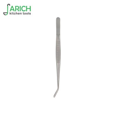 China (JYKTT-A501) stainless steel food tongs/sustainable chef tweezers with holes for sale