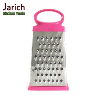 China Sustainable High Quality Kitchen Stainless Steel Vegetable Grater With PP Handle for sale