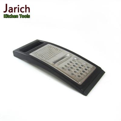 China (JYKG-E111) Sustainable Flat Stainless Steel Grater With Multiple Grating Blades for sale