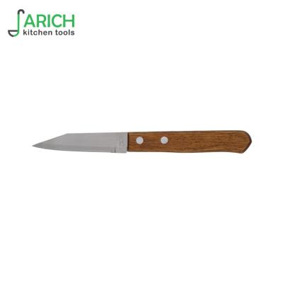 China Wholesale Stainless Steel Fruit Knife (JYKS-PK251xsj) With Wooden Handle for sale