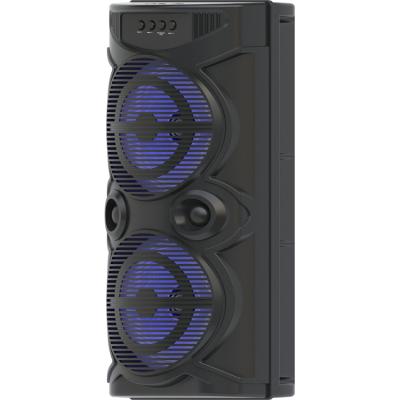 China Wholesale ZQS8207 30W DLNA High Quality Power Portable Outdoor Rock Speaker System Colorful Lights With Horns for sale