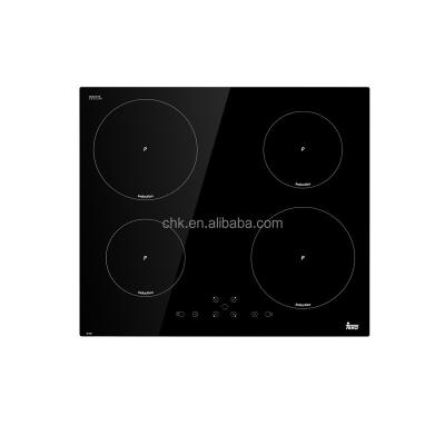 China Black Ceramic Stainless Steel Induction Hob 4 Burners Stove Cooktop 220~240V Household Cooker for sale