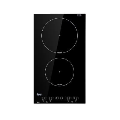 China Eco-friendly Stainless Steel 220-240V CE/GS Double Domino Induction Cooktop Built-in Hobs for sale