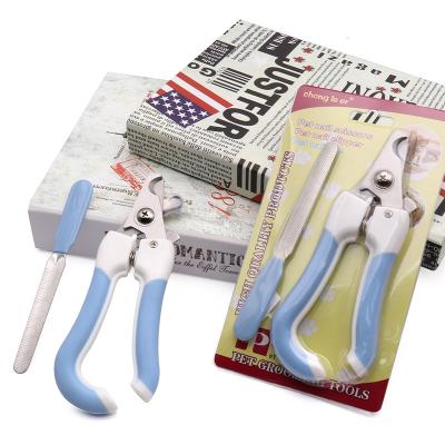 China Viable Hot Selling Professional Dog Nail Clippers Pet Nail Clippers Safety Protective Guard To Avoid Over Cutting for sale