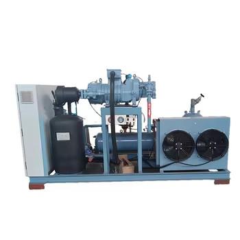 Κίνα Industrial Air-Cooled Screw Compressor Unit New Condition Condensing Unit Automatic Features Core being Motor Refrigerat Refcomp compressor προς πώληση