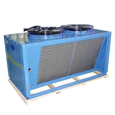 China V Type Roof Blowing Air Cooled Condenser Automatic Control High Power Energy Saving for sale