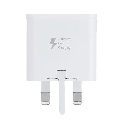 China 2021 New S6 UK Quick Charger QC3.0 USB Wall Charger Quick Mobile Phone Charger 3 Pin For Samsung for sale