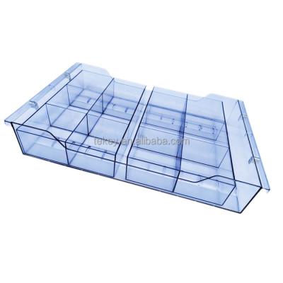 China Pull Out Storage Acrylic Organizer Divider Drawer DIY Link Jewelry Cabinet Cabinet Organizer Tray for sale