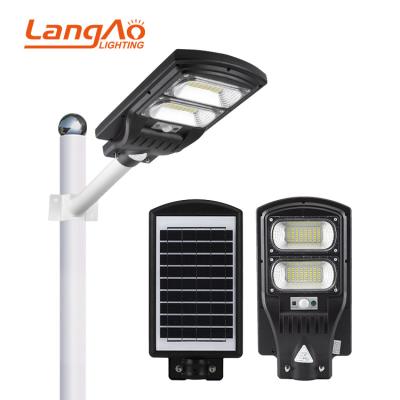 China ROAD new product high conversion outdoor 30w 60w 90w 120w 150w 180w led all in one solar street light for sale