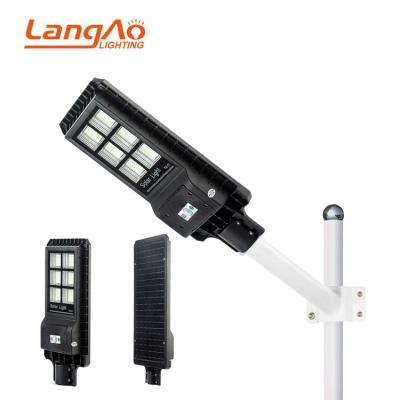 China ROAD IP65 outdoor waterproof Bridgelux 60w 120w 180w all in one smd integrated solar led street light price for sale