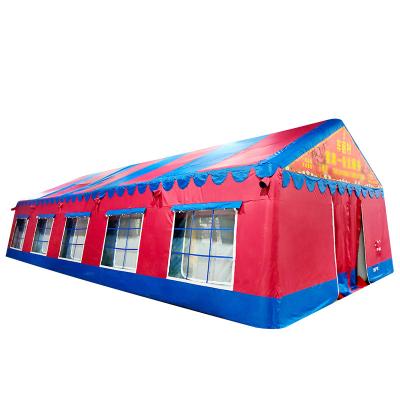 China Right tie type 2022 factory direct sales camping portable white exhibition tent outdoor waterproof inflatable tent for sale