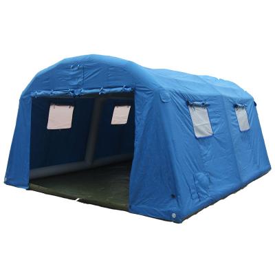 China Straight Brace Type 2022 Best Selling Disaster Relief Emergency Inflatable Tent Covered Door Outdoor Activity Tent for sale