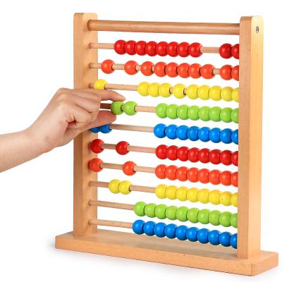 China Toy Of Rainbow Abacus Montessori Material Wooden Math Educational Abacus Learning To Count Numbers For Early Education Teaching Math for sale