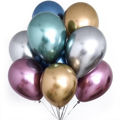 China Wholesale 2.2g Toy Cheap Chrome Party Latex Promotional Metallic Balloon Birthday Decoration Balloons for sale