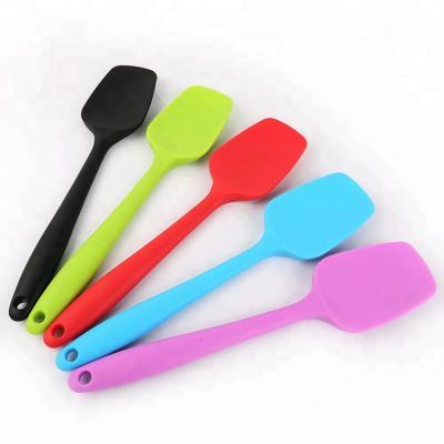 China Viable Good Cook Large Size 6 Color Cooking Silicone Baking Spatula, Spatula Spoon, Plastic Shovel Spoon for sale