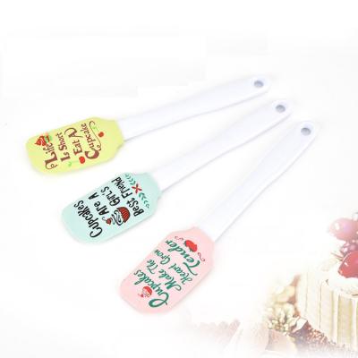 China Viable Custom Private Cooking Cream Kitchen Glazing Spatula for sale