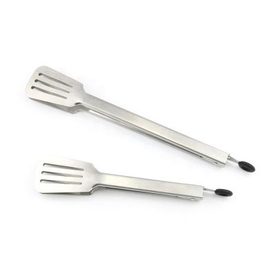 China Manufacturer OEM Sustainable Kitchen Tong Service Cooking Tools New Designed Tong High Grade Stainless Steel Serving Mini Food Tongs for sale