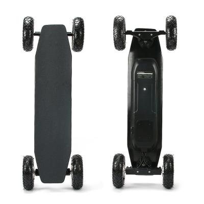 China 8 Wield Maple 2019 Cheap Waterproof Double Motor Off Road Electric Skateboard for sale