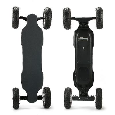 China 8 Ply Maple Cross Country Four Wheel Electric Skateboard With Built-in Hub Motor for sale