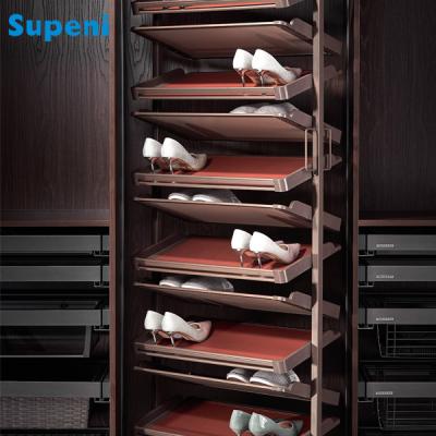 China Supeni Sustainable Wardrobe Accessories Storage Shoe Rack Metal Storage Rack for sale