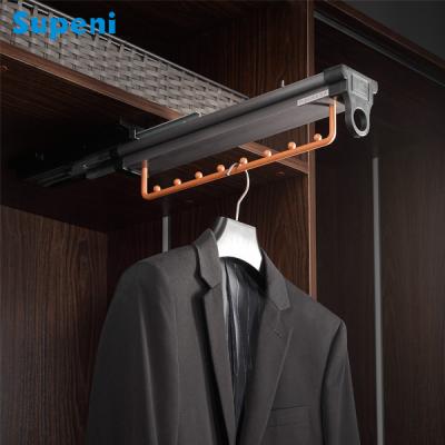 China China Factory Supeni Sustainable Wardrobe Clothes Rack To Pull Out Top Mounted Clothes Rack for sale