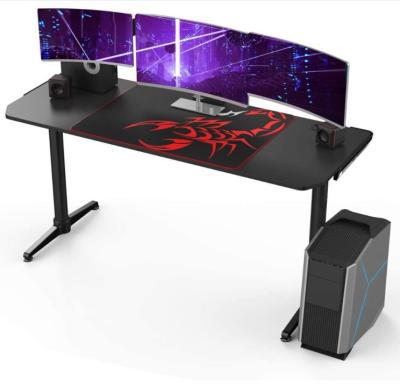 China Regular Price Computer Table Custom Cheap Size Adjustable Multifunction PC Workstation Gaming Desk for sale