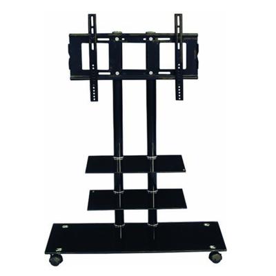 China Wholesale Fine Workmanship Fashion Cheap Living Room Furniture Modern Tempered Glass TV Stand for sale